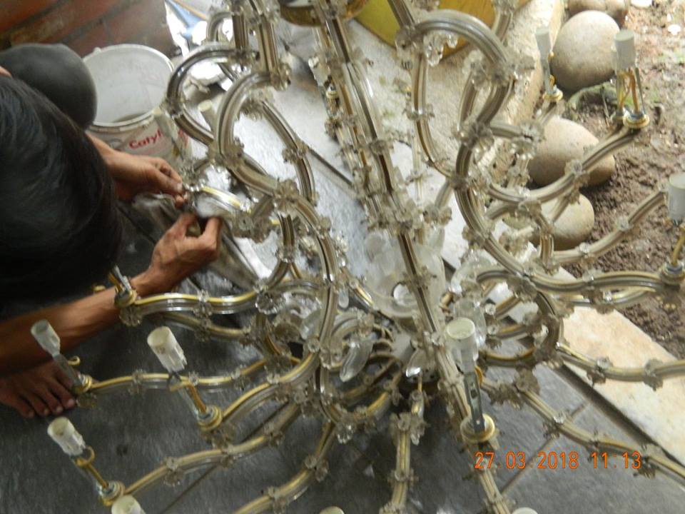 Cuci Lampu Kristal Ibu Ayu Griya Bintara Indah Bekasi cuci lampu kristal ibu ayu 16