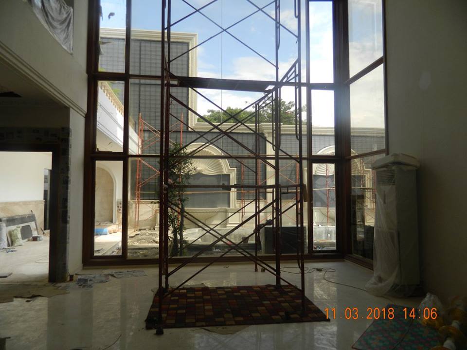 pasang lampu kristal bapak danny 08