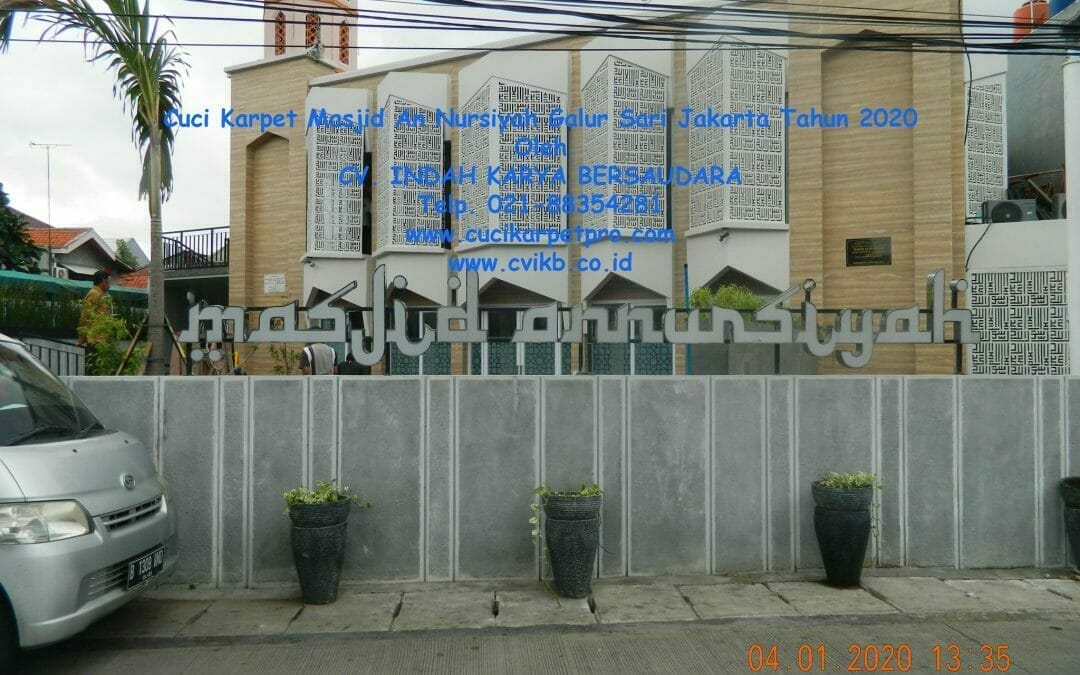Cuci Karpet Masjid An Nursiyah Galur Sari Jakarta 01/2020