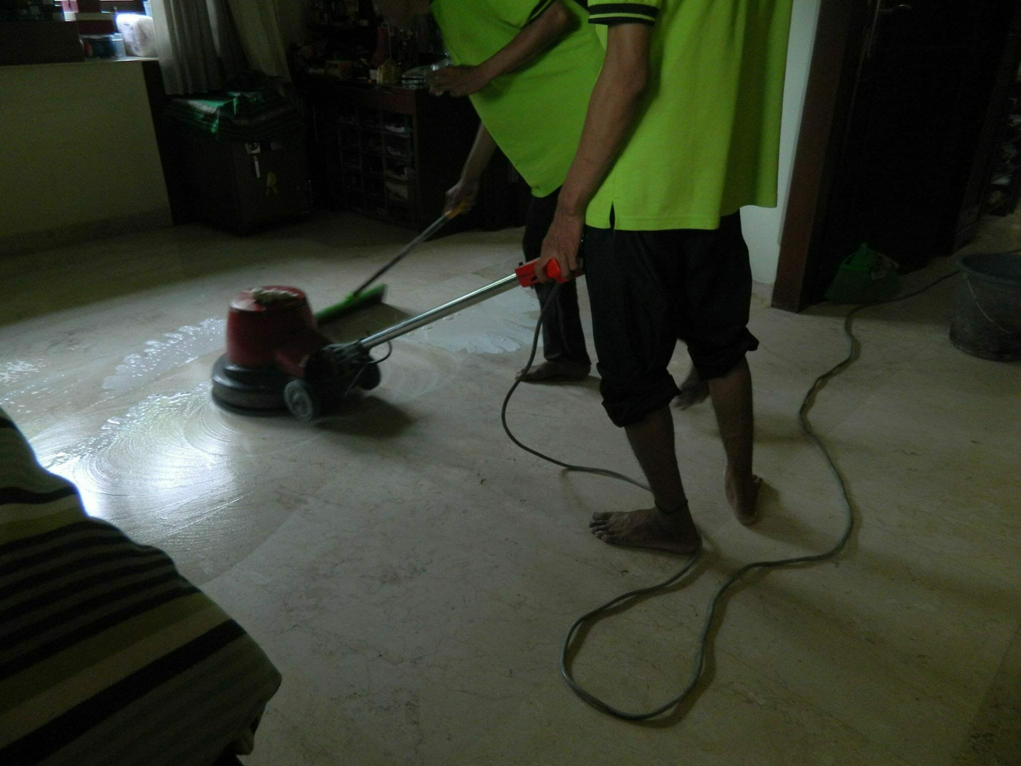cuci lantai marmer ibu shinta 20