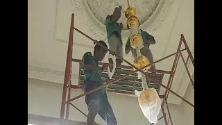 cuci lampu kristal portofolio video