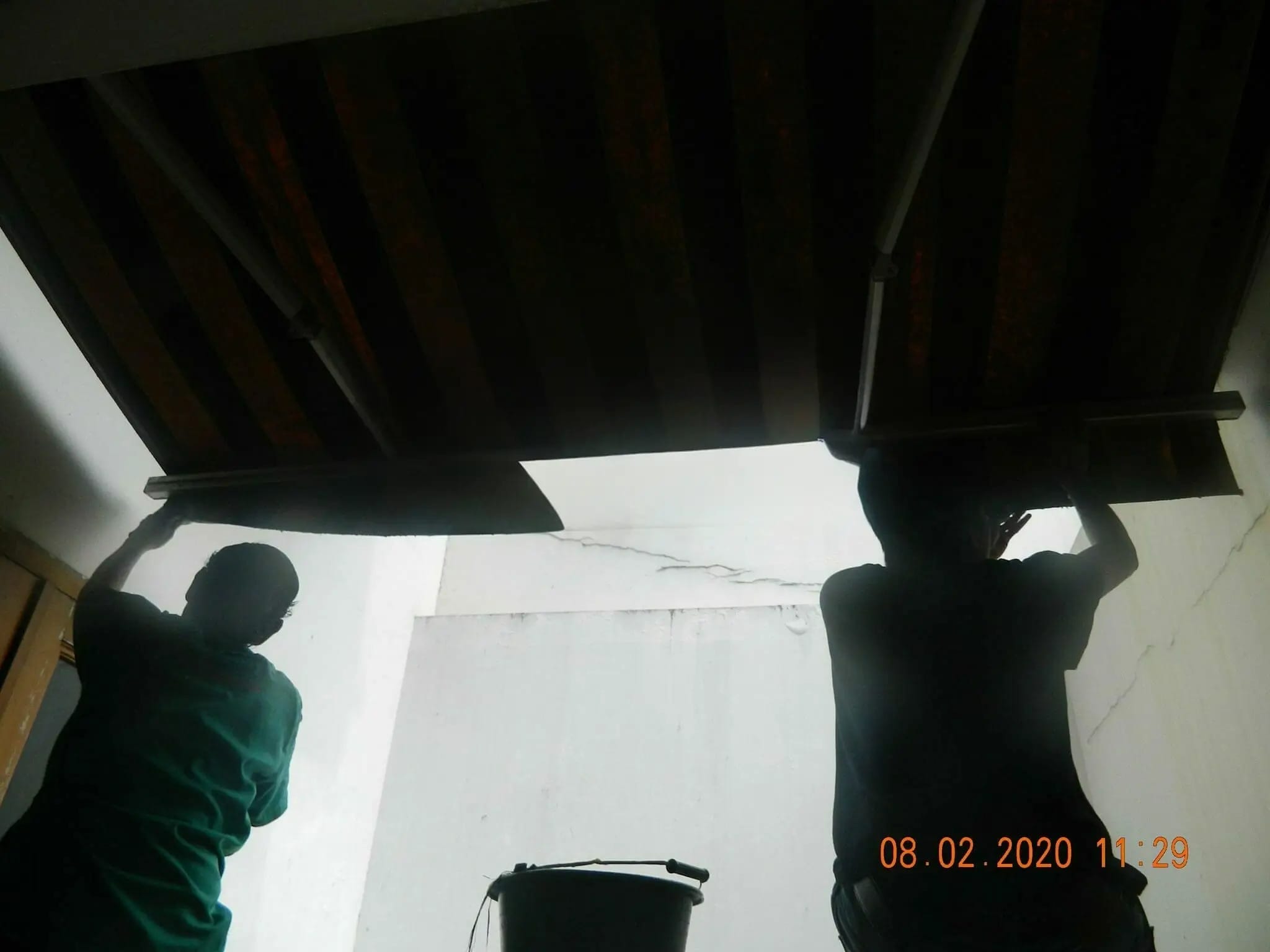 cuci kanopi awning 08